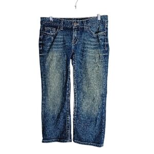 BKE -Madison Distressed Blue Jeans - Size 28